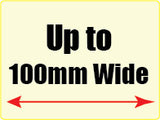 Label 60mm (H) x 100mm (W)