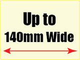 Label 180mm (H) x 140mm (W)