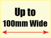 Label 80mm (H) x 100mm (W) - Short Run Labels - print from just 100 labels - Lowest prices