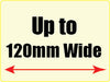 Label 80mm (H) x 120mm (W) - Short Run Labels - print from just 100 labels - Lowest prices